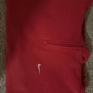 Vintage Nike quarter zip up red (L)
